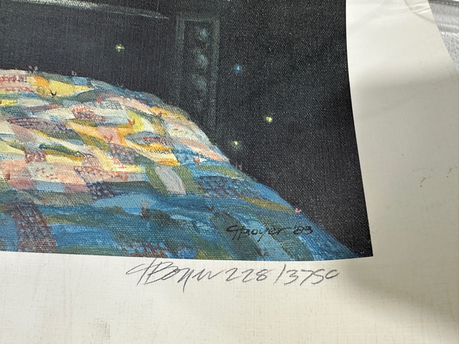 Charles Boyer (1935-2021, American) Limited Edition Artist Signed Lithograph 1983 'New Fantasyland' Numbered 228 Of 3,750 With COA 22 X 22 [Photo 4]