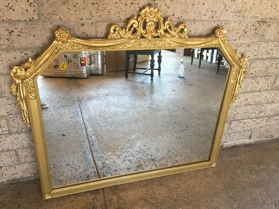 Ornate Gilded Mirror