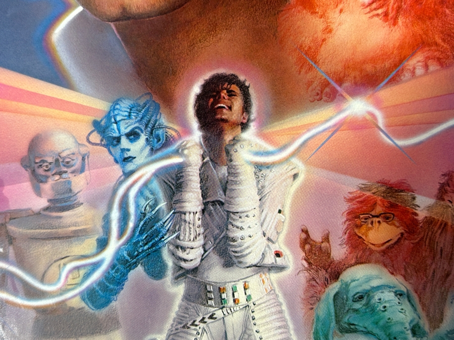 Vintage 1986 Disneyland Poster Captain EO Attraction Michael Jackson 18 X 26 [Photo 4]