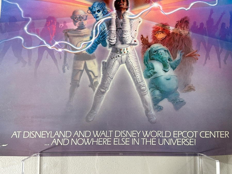 Vintage 1986 Disneyland Poster Captain EO Attraction Michael Jackson 18 X 26 [Photo 5]