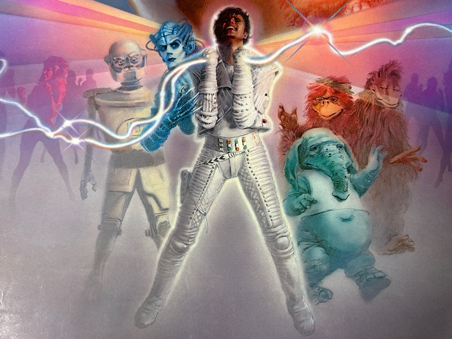 Vintage 1986 Disneyland Poster Captain EO Attraction Michael Jackson 18 X 26 [Photo 3]