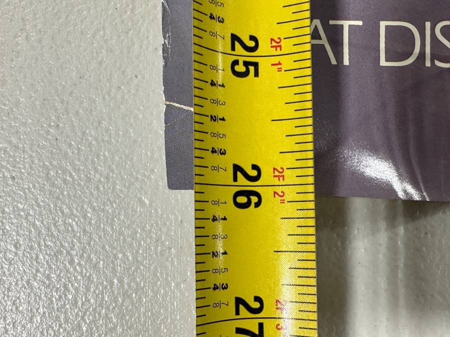 Vintage 1986 Disneyland Poster Captain EO Attraction Michael Jackson 18 X 26 [Photo 9]