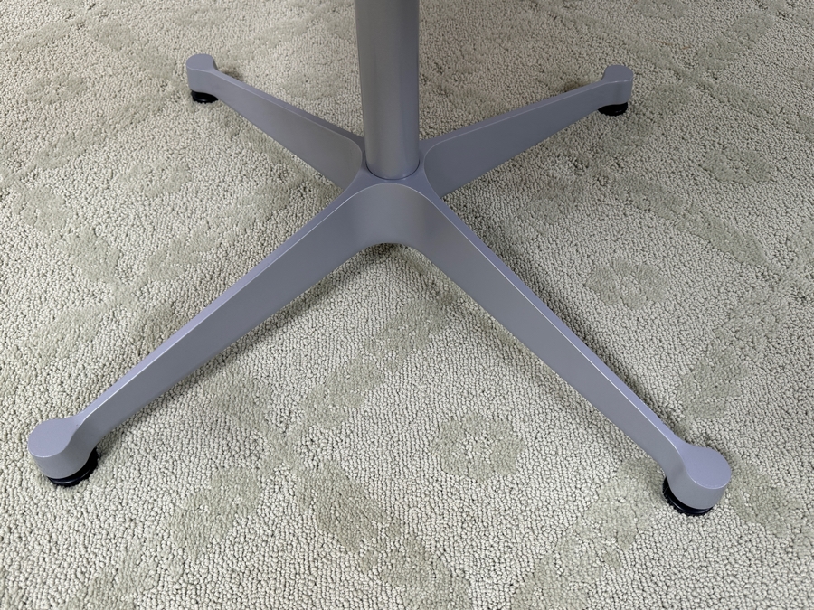 Just Added - Herman Miller Collection Table Designed By Charles And Ray Eames - Eames Contract Base Table 36'W X 36'D X 28.5'H [Photo 6]