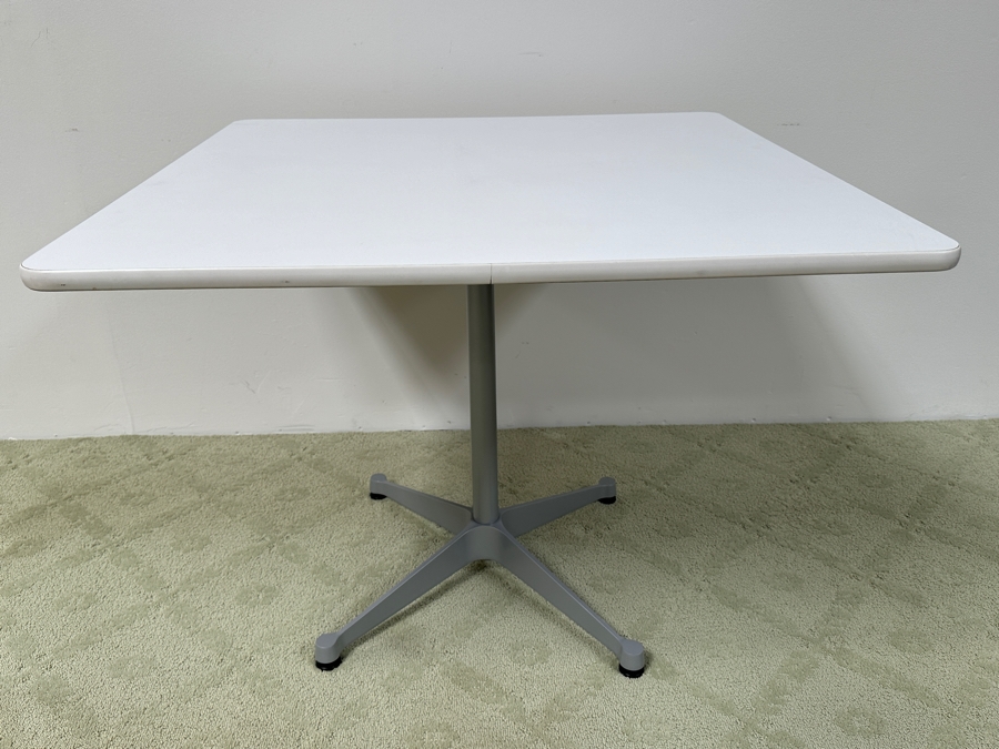 Just Added - Herman Miller Collection Table Designed By Charles And Ray Eames - Eames Contract Base Table 36'W X 36'D X 28.5'H [Photo 4]