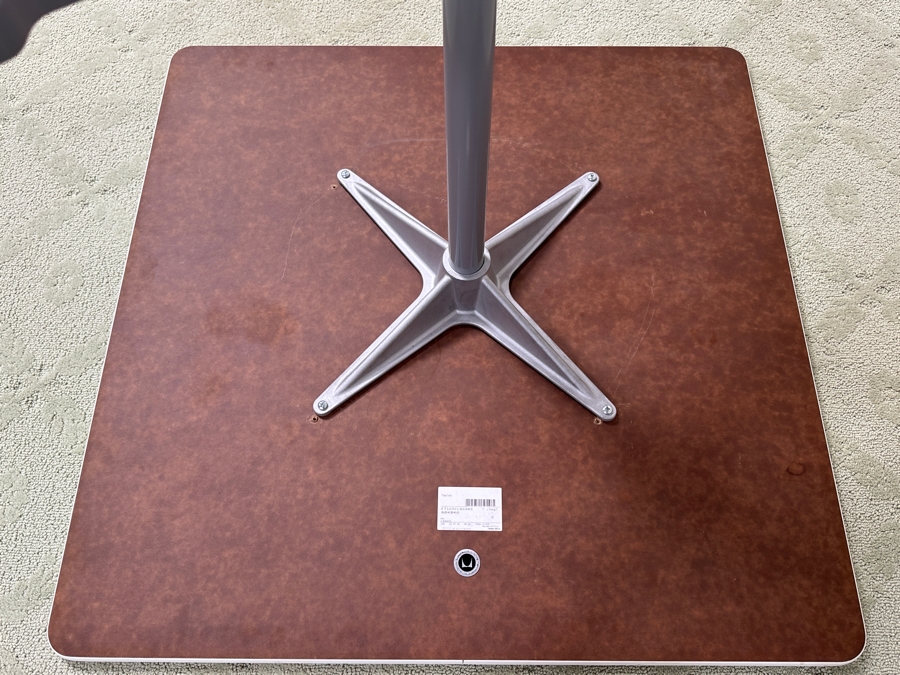 Just Added - Herman Miller Collection Table Designed By Charles And Ray Eames - Eames Contract Base Table 36'W X 36'D X 28.5'H [Photo 7]