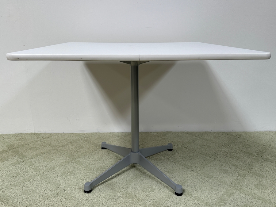 Just Added - Herman Miller Collection Table Designed By Charles And Ray Eames - Eames Contract Base Table 36'W X 36'D X 28.5'H [Photo 5]