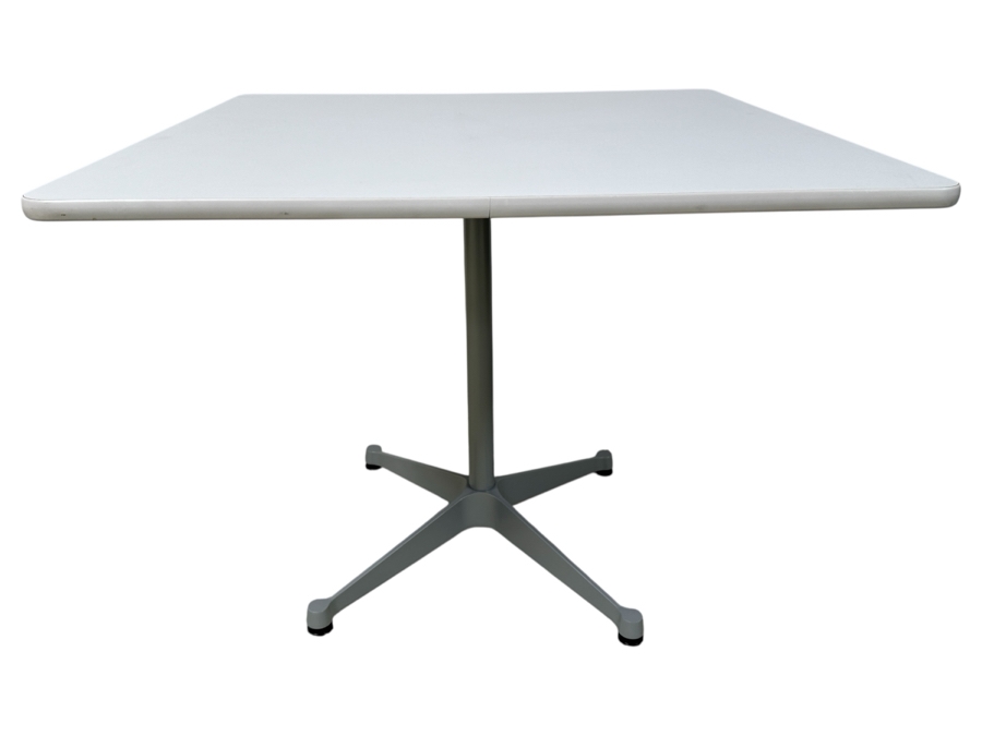 Just Added - Herman Miller Collection Table Designed By Charles And Ray Eames - Eames Contract Base Table 36'W X 36'D X 28.5'H [Photo 2]