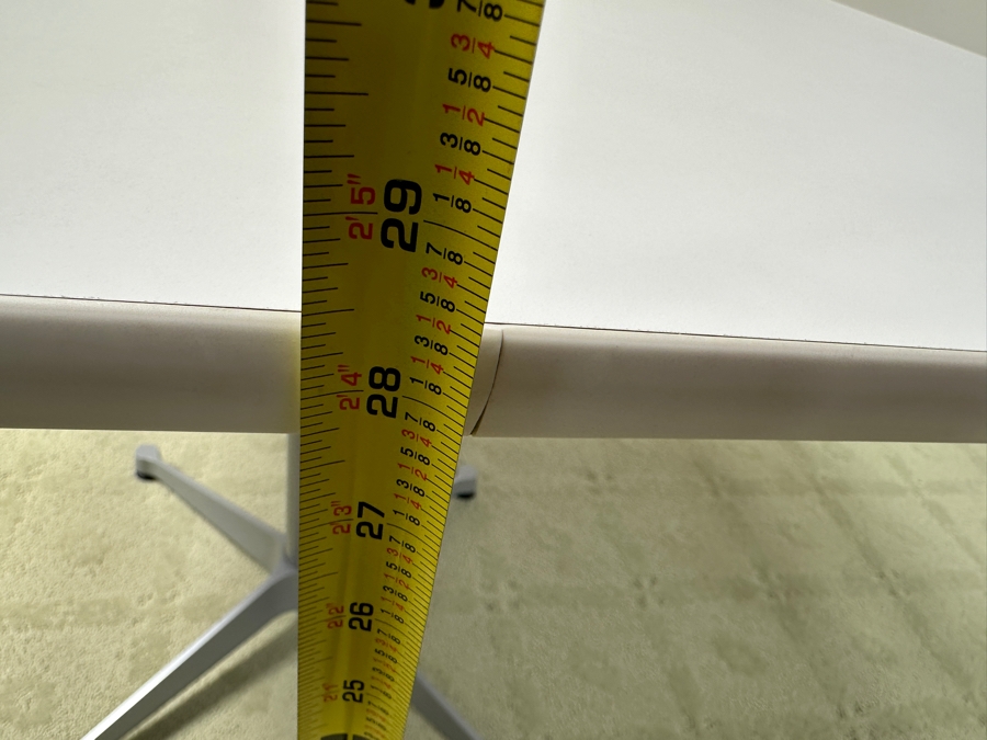 Just Added - Herman Miller Collection Table Designed By Charles And Ray Eames - Eames Contract Base Table 36'W X 36'D X 28.5'H [Photo 14]