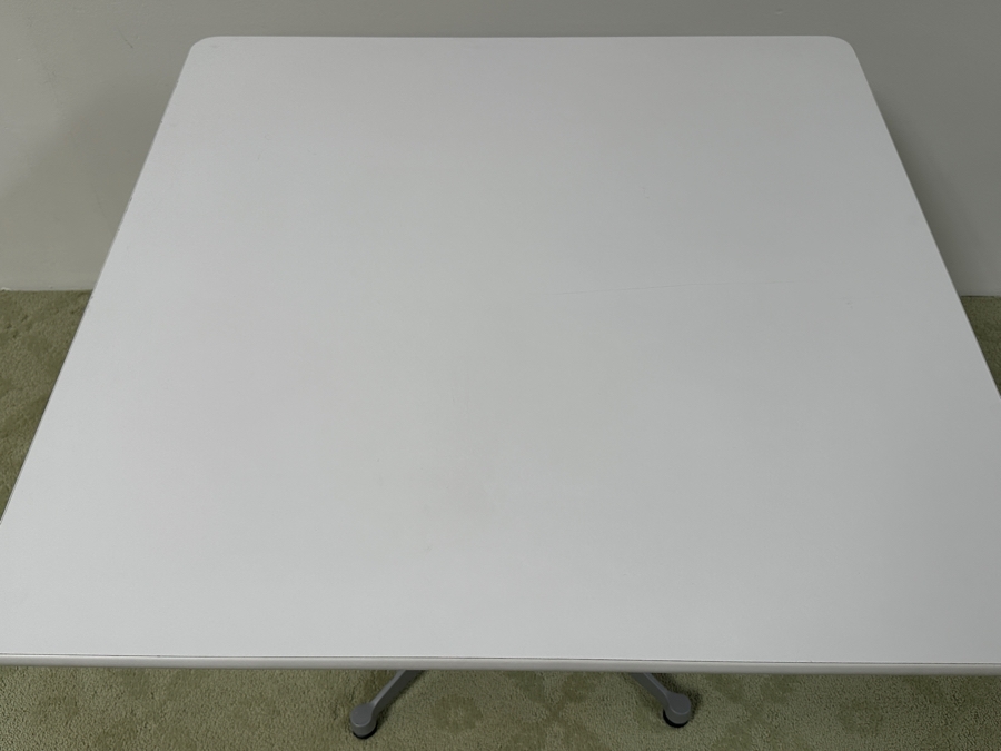 Just Added - Herman Miller Collection Table Designed By Charles And Ray Eames - Eames Contract Base Table 36'W X 36'D X 28.5'H [Photo 6]
