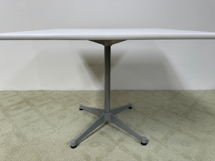Just Added - Herman Miller Collection Table Designed By Charles And Ray Eames - Eames Contract Base Table 36'W X 36'D X 28.5'H [Photo 5]
