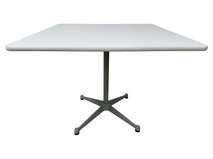 Just Added - Herman Miller Collection Table Designed By Charles And Ray Eames - Eames Contract Base Table 36'W X 36'D X 28.5'H [Photo 2]