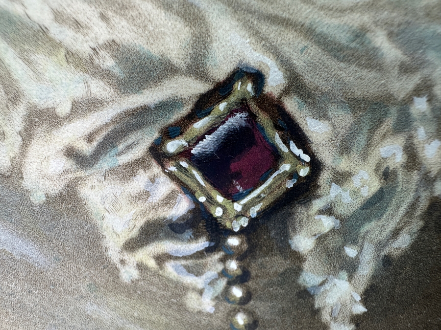 Just Added - Hand Colored Engraving Titled 'Honorable Mrs. Graham' Engraved By T. G. Appleton Published In London August 18th, 1891 By Henry Graves & Go. Publishers to H.M. The Queen And The Prince & Princess Of Wales 22.5 X 28 [Photo 5]