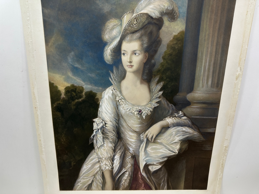 Just Added - Hand Colored Engraving Titled 'Honorable Mrs. Graham' Engraved By T. G. Appleton Published In London August 18th, 1891 By Henry Graves & Go. Publishers to H.M. The Queen And The Prince & Princess Of Wales 22.5 X 28 [Photo 3]