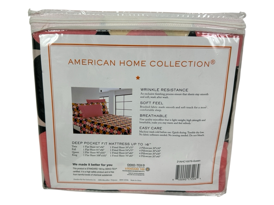 Just Added - New American Home Collection Deluxe Queen Set With Flat Sheet, Fitted Sheet & 4 Pillowcases [Photo 1]