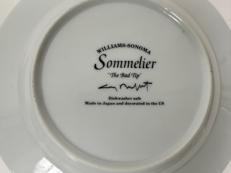 Just Added - (5) Williams Sonoma Sommelier Guy Buffet 7.75' Plates [Photo 9]