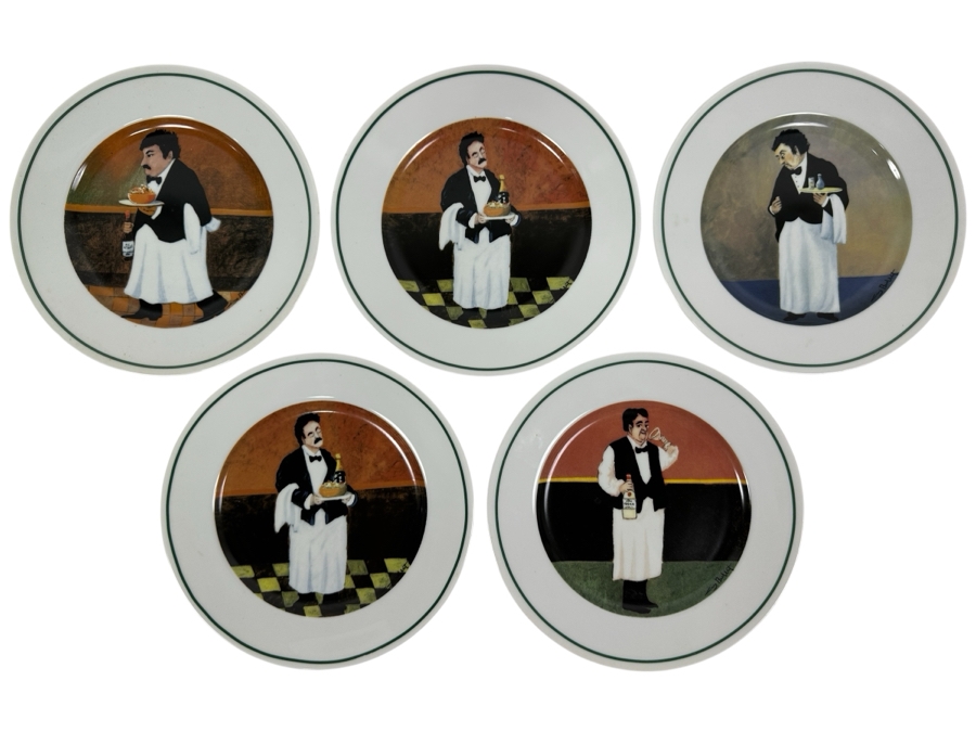 Just Added - (5) Williams Sonoma Sommelier Guy Buffet 7.75' Plates [Photo 1]