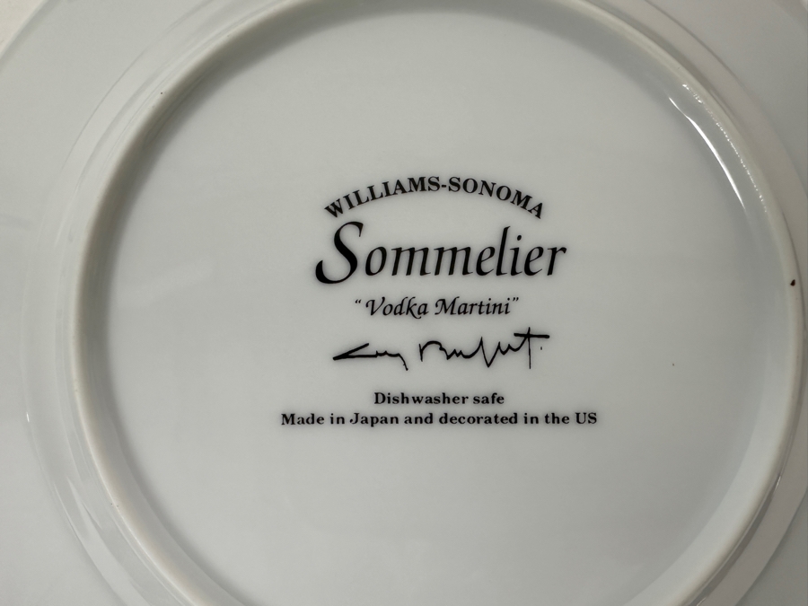Just Added - (5) Williams Sonoma Sommelier Guy Buffet 7.75' Plates [Photo 6]