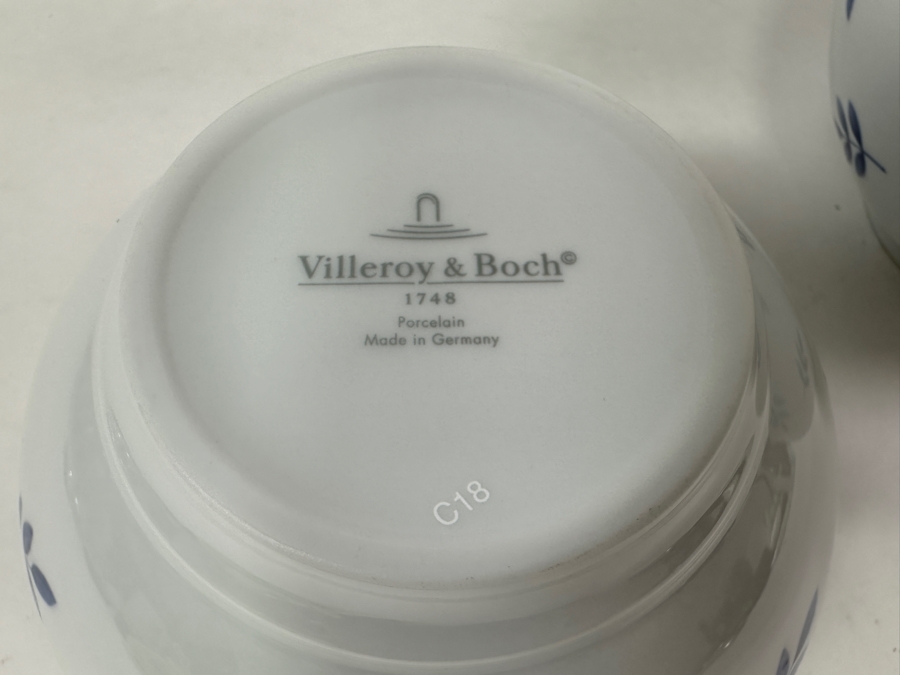 Just Added - (5) Villeroy & Boch Porcelain 5.5' Bowls Made In Germany 1748 [Photo 6]