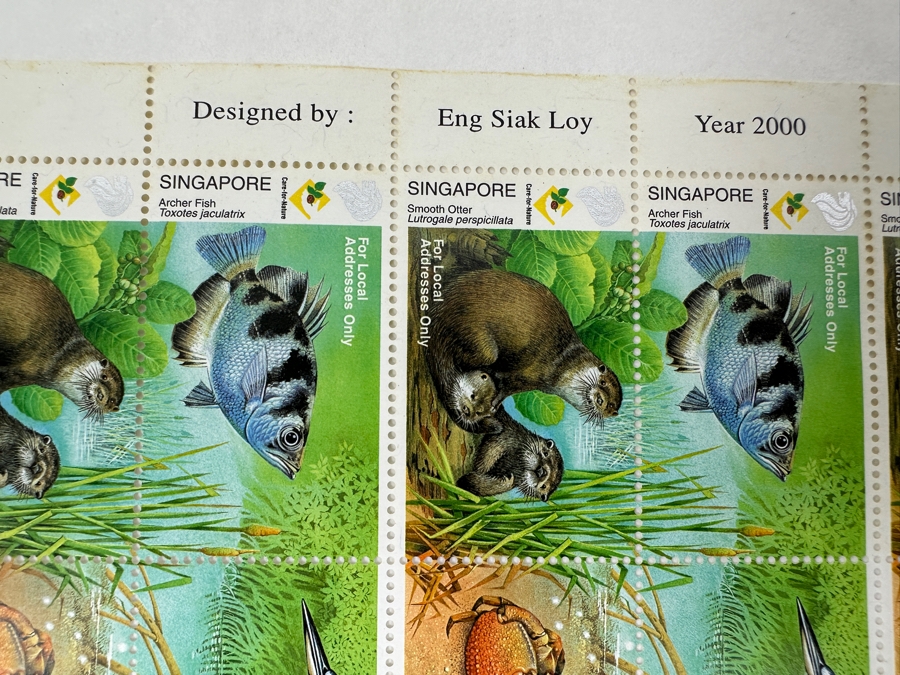 Just Added - Collection Of Singapore Year 2000 Mint Stamps [Photo 9]