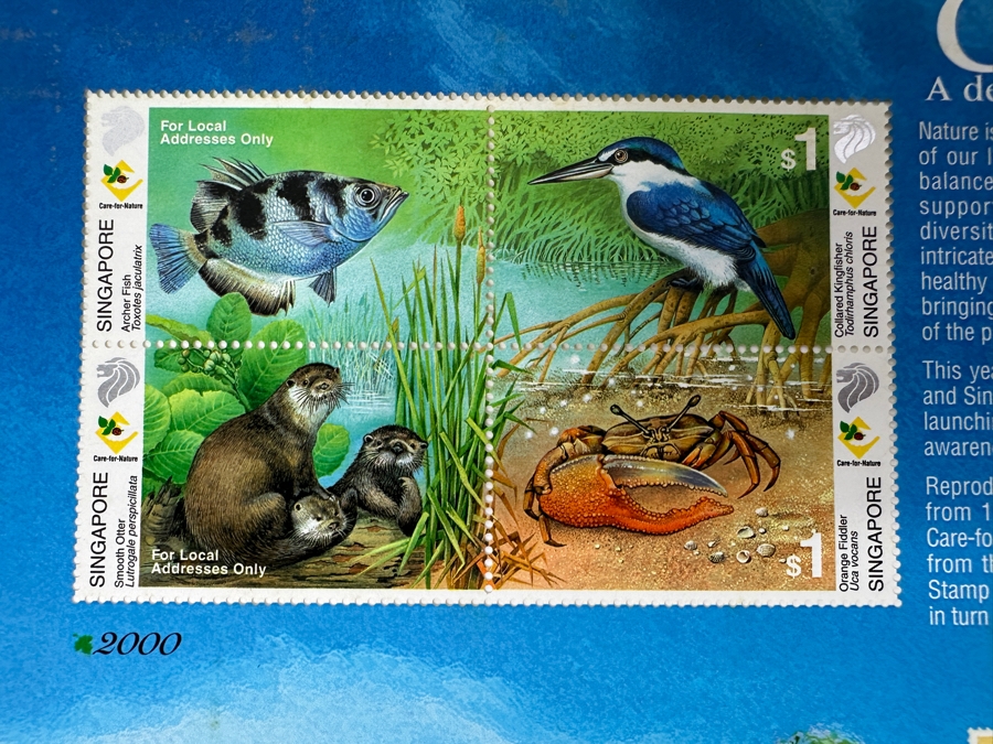 Just Added - Collection Of Singapore Year 2000 Mint Stamps [Photo 4]