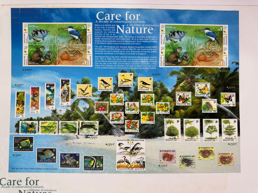 Just Added - Collection Of Singapore Year 2000 Mint Stamps [Photo 3]