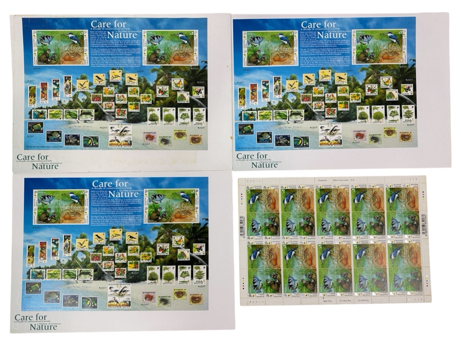 Just Added - Collection Of Singapore Year 2000 Mint Stamps [Photo 1]