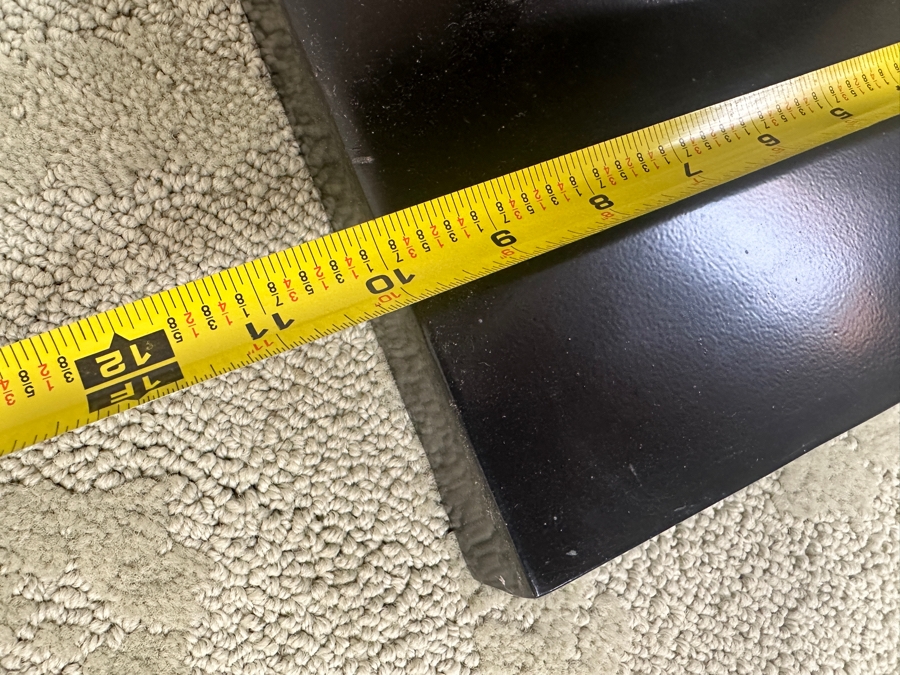 Just Added - Frontgate Alhambra Carved Wooden Plinth Sculptural Piece With Metal Stand - Heavy 10W X 52.5H [Photo 7]