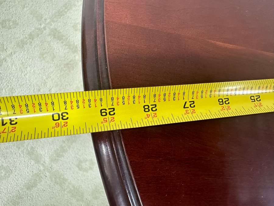 Just Added - Ethan Allen Georgian Court Pedestal Table 29.5W X 28H [Photo 8]