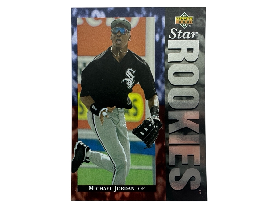 Just Added - Limited Edition 1995 Upper Deck Oversized Michael Jordan Chicago White Sox Rookie MLB Baseball Card