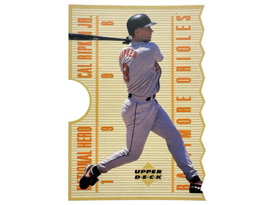 Just Added - Limited Edition 1996 Upper Deck Oversized Cal Ripken Jr. Baltimore Orioles MLB Baseball Card	