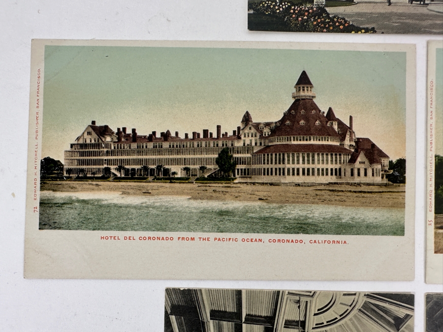 Just Added - (5) Antique Hotel Del Coronado Postcards [Photo 3]