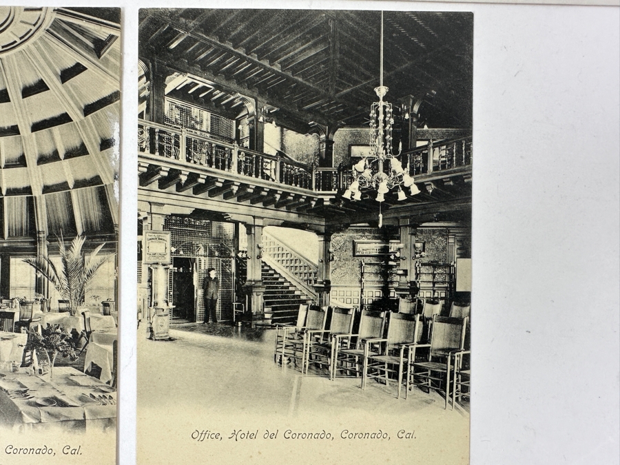 Just Added - (5) Antique Hotel Del Coronado Postcards [Photo 8]