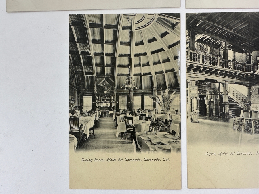 Just Added - (5) Antique Hotel Del Coronado Postcards [Photo 5]