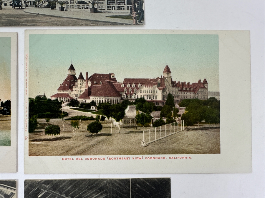 Just Added - (5) Antique Hotel Del Coronado Postcards [Photo 4]