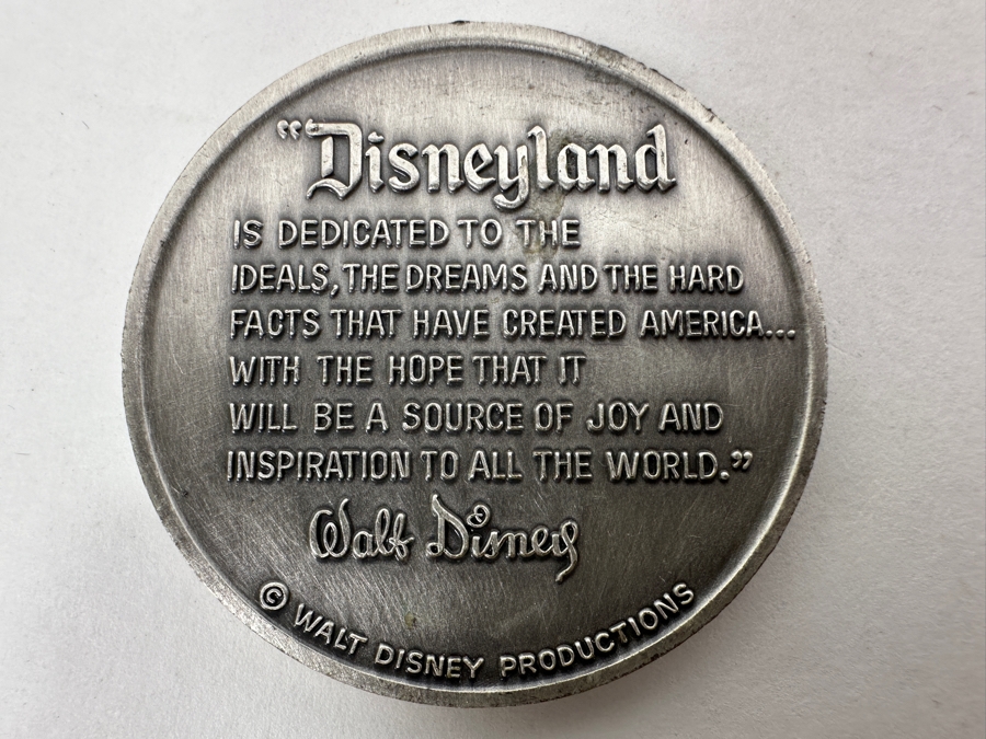 Vintage Disneyland 25th Year Anniversary Commemorative Coin [Photo 2]