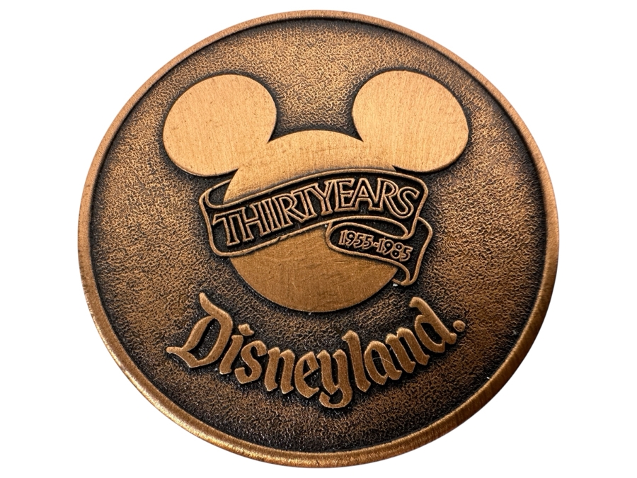 Vintage Disneyland 30th Year Anniversary Commemorative Coin [Photo 1]