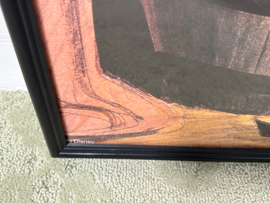 (4) Disneyland Haunted Mansion Stretching Portraits Large Posters Marc Davis Framed 18' X 56' [Photo 4]