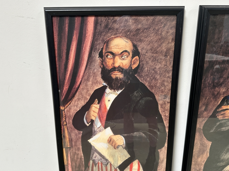 (4) Disneyland Haunted Mansion Stretching Portraits Large Posters Marc Davis Framed 18' X 56' [Photo 2]