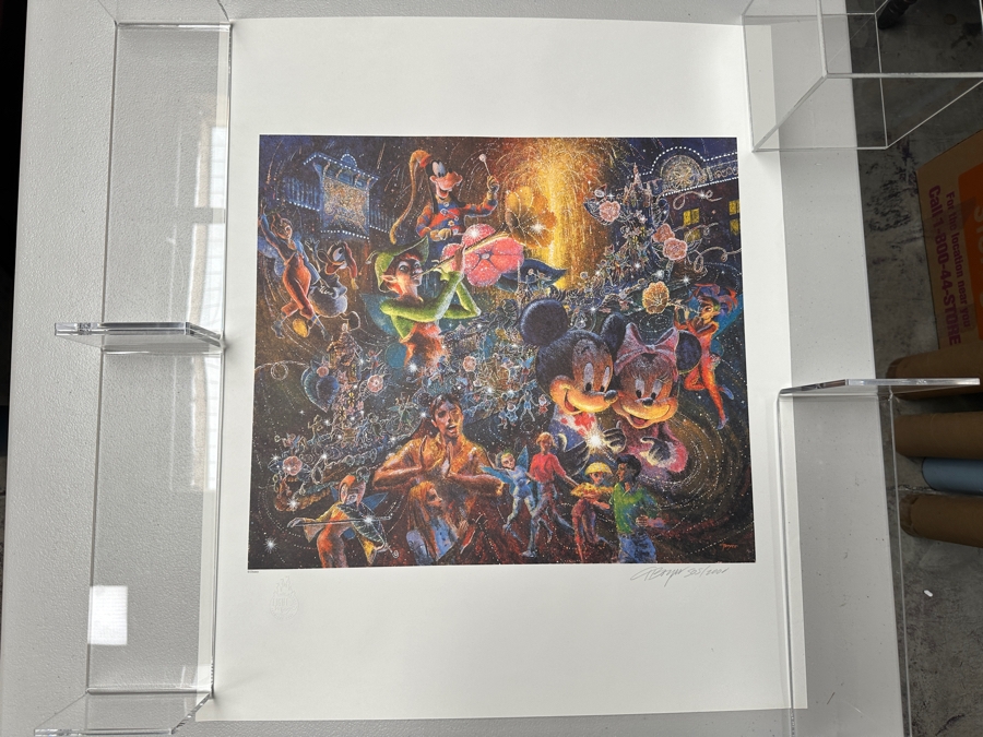 Charles Boyer (1935-2021, American) Limited Edition Artist Signed Lithograph Titled 'Cast Member Light Magic Premiere 1997' Numbered 505 Of 2000 20 X 24 [Photo 2]