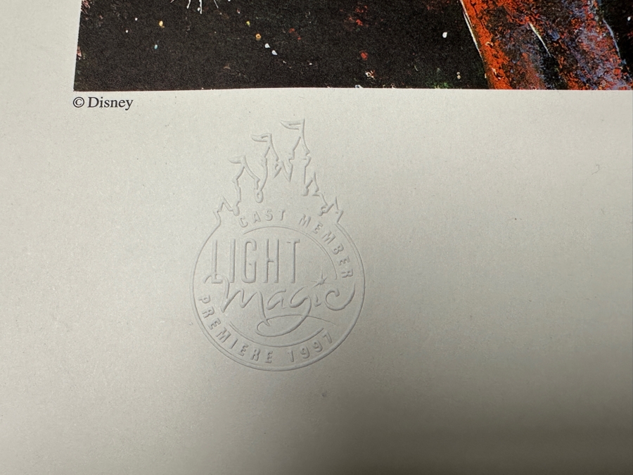 Charles Boyer (1935-2021, American) Limited Edition Artist Signed Lithograph Titled 'Cast Member Light Magic Premiere 1997' Numbered 505 Of 2000 20 X 24 [Photo 8]