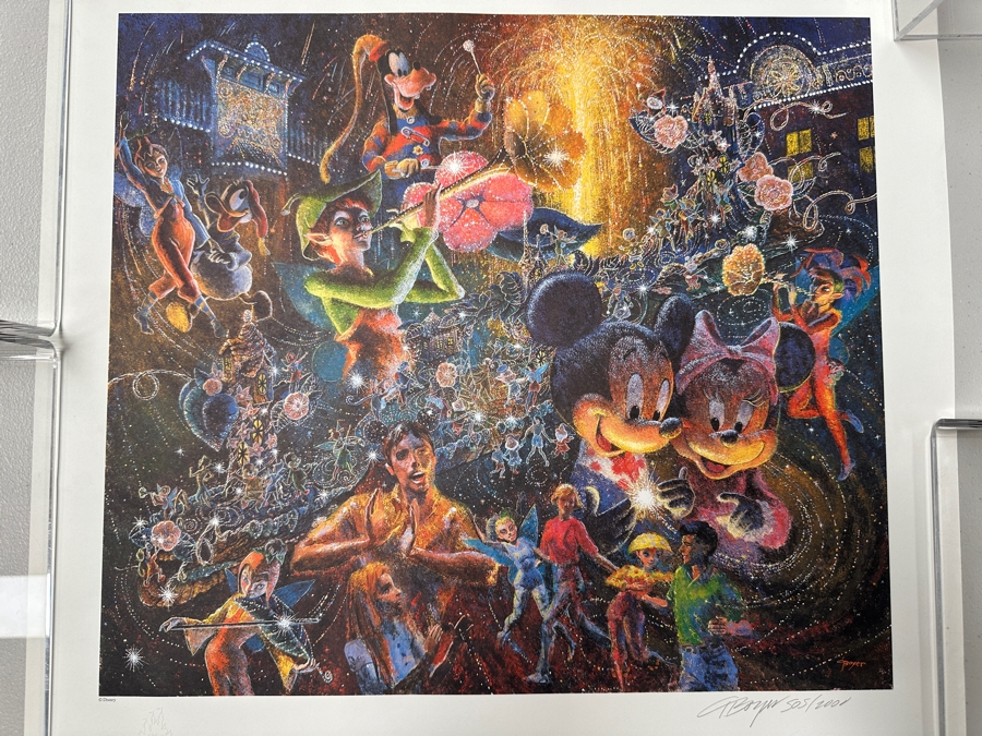 Charles Boyer (1935-2021, American) Limited Edition Artist Signed Lithograph Titled 'Cast Member Light Magic Premiere 1997' Numbered 505 Of 2000 20 X 24 [Photo 1]