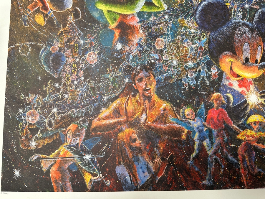 Charles Boyer (1935-2021, American) Limited Edition Artist Signed Lithograph Titled 'Cast Member Light Magic Premiere 1997' Numbered 505 Of 2000 20 X 24 [Photo 6]