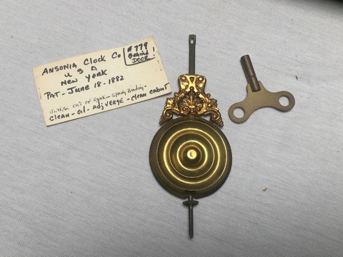 Ansonia Mantel Clock - Patent 1882 [Photo 23]