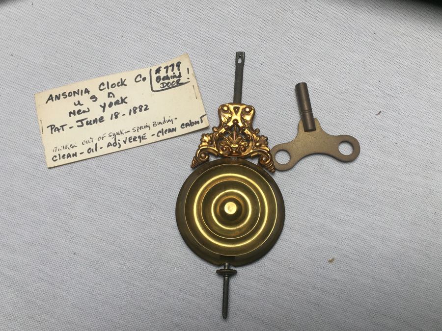 Ansonia Mantel Clock - Patent 1882 [Photo 22]