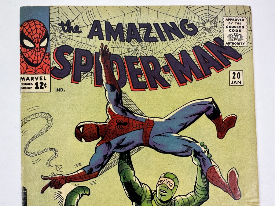 Vintage 1964 The Amazing Spider-Man #20 Comic Book First Appearance Of The Scorpion [Photo 2]