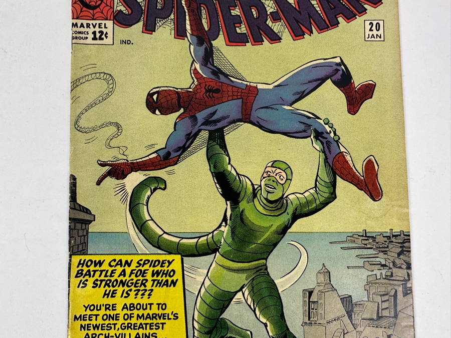 Vintage 1964 The Amazing Spider-Man #20 Comic Book First Appearance Of The Scorpion [Photo 3]