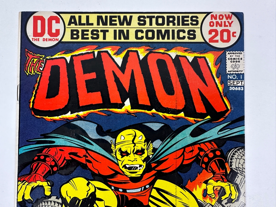 Vintage 1972 The Demon #1 Comic Book DC Comics Jack Kirby's Startling New Epic 'The Origin Of The Demon' [Photo 2]