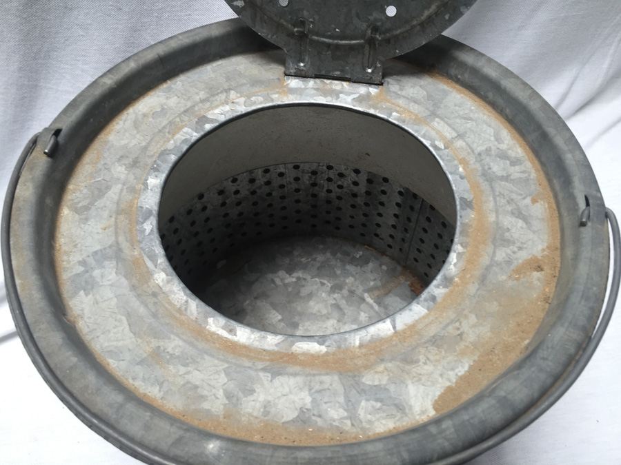 Vintage Galvanized Metal Minnow Bucket - Yeaco [Photo 7]