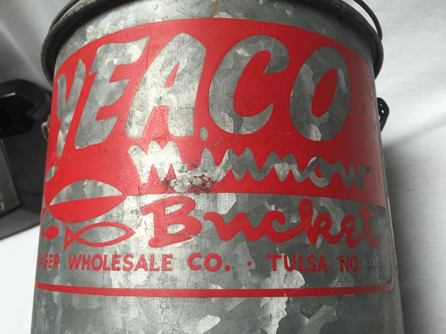 Vintage Galvanized Metal Minnow Bucket - Yeaco [Photo 9]