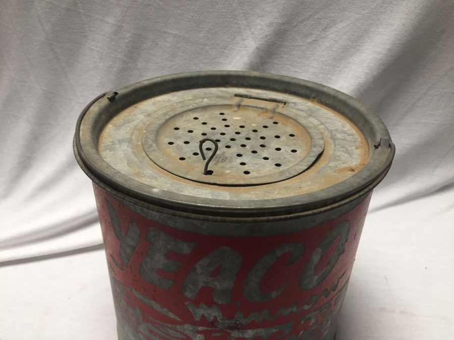 Vintage Galvanized Metal Minnow Bucket - Yeaco [Photo 5]